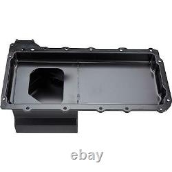 LS Swap Conversion Low Profile Oil Pan, OEM Filter Location Black