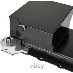 LS Swap Conversion Low Profile Oil Pan, OEM Filter Location Black