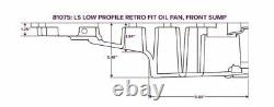 Ls Swap Low Profile Oil Pan Camaro Nova G-body A-body Mustang Fox Body