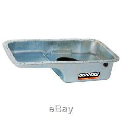 Moroso Engine Oil Pan 20911 Wet Sump 4 Quarts Clear Zinc for Honda B16A3/B18