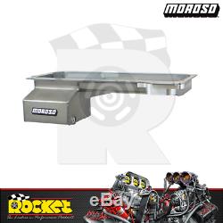 Moroso Fabricated Steel Front Sump Oil Pan Fits Chev LS MO20146