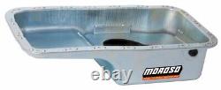 Moroso Oil Sump Pan Stock Depth with Drainbacks for Honda Civic B Series B16 CRX