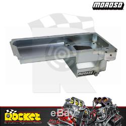 Moroso Steel Road Race Rear Sump Oil Pan with Filter Mount (Chev LS) MO20142