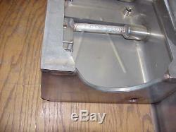 NEW Stainless SB2.2 Chevy Dry Sump Oil Pan w Billet End Caps NASCAR Bowtie Block