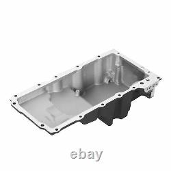 Oil Pan Rear Sump LS SWAP Alu Shell Pickup Tube 81075BK Car Modification Black