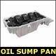 Oil Sump Pan FOR VAUXHALL ASTRA J 1.6 09-15 Petrol