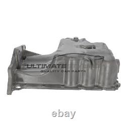 Oil Sump Vauxhall Corsa E 2014-2020 1.2 1.4 Aluminium Engine Pan With Drain Plug