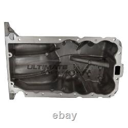 Oil Sump Vauxhall Corsa E 2014-2020 1.2 1.4 Aluminium Engine Pan With Drain Plug