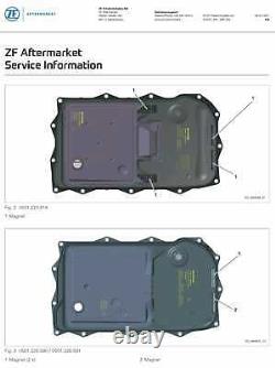 Original Zf Auto Gearbox Oil Sump Pan Filter 8hp45/50/70 (not Cheap Aftermarket)