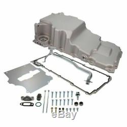 Retro-Fit LS Swap Aluminum Rear Sump Oil Pan WithAdded Clearance, 79-04 Mustang