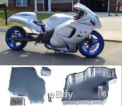 Suzuki Hayabusa Gsx1300r 1.5 Low Profile Billet Oil Pan & Pickup Drag Racing