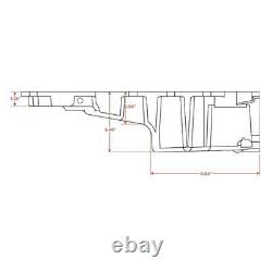 TSP Engine Oil Pan 81075 Extra Clearance Low Pro 5.7qt Natural for LS-Series