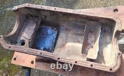 TWO Used FORD X-FLOW Cross Flow ESCORT TYPE (REAR BOWL) sump pans Req Clean Prep