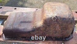 TWO Used FORD X-FLOW Cross Flow ESCORT TYPE (REAR BOWL) sump pans Req Clean Prep