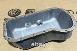 VW Golf MK3 GTI 16V ABF Engine Oil Sump Pan with Drain Plug Genuine NOS OEM Part