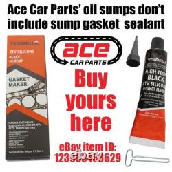 Vauxhall Corsa E 2014-2020 1.2 1.4 Aluminium Engine Oil Sump Pan With Drain Plug