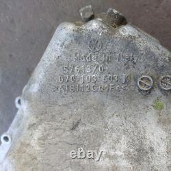 Volkswagen vw T5 / Diesel Oil sump pan 076103603 off t5 2.5